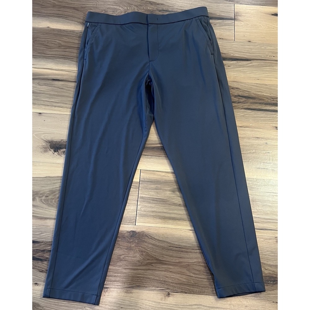 Bonobos Men's XL Regular grey Performance Stretch Dress Pants Drawstring